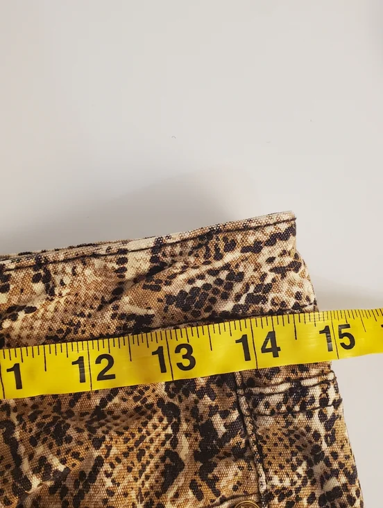 Tory Burch Women’s Super Skinny Jeans Snakeskin Print Size 29 - Picture 12 of 16